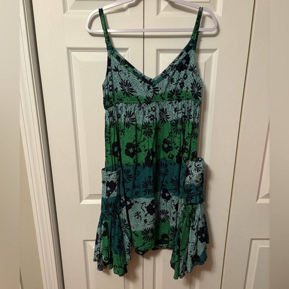 Woman size medium, multicolored, Boho chic, sundress.